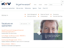 Tablet Screenshot of kv.nl